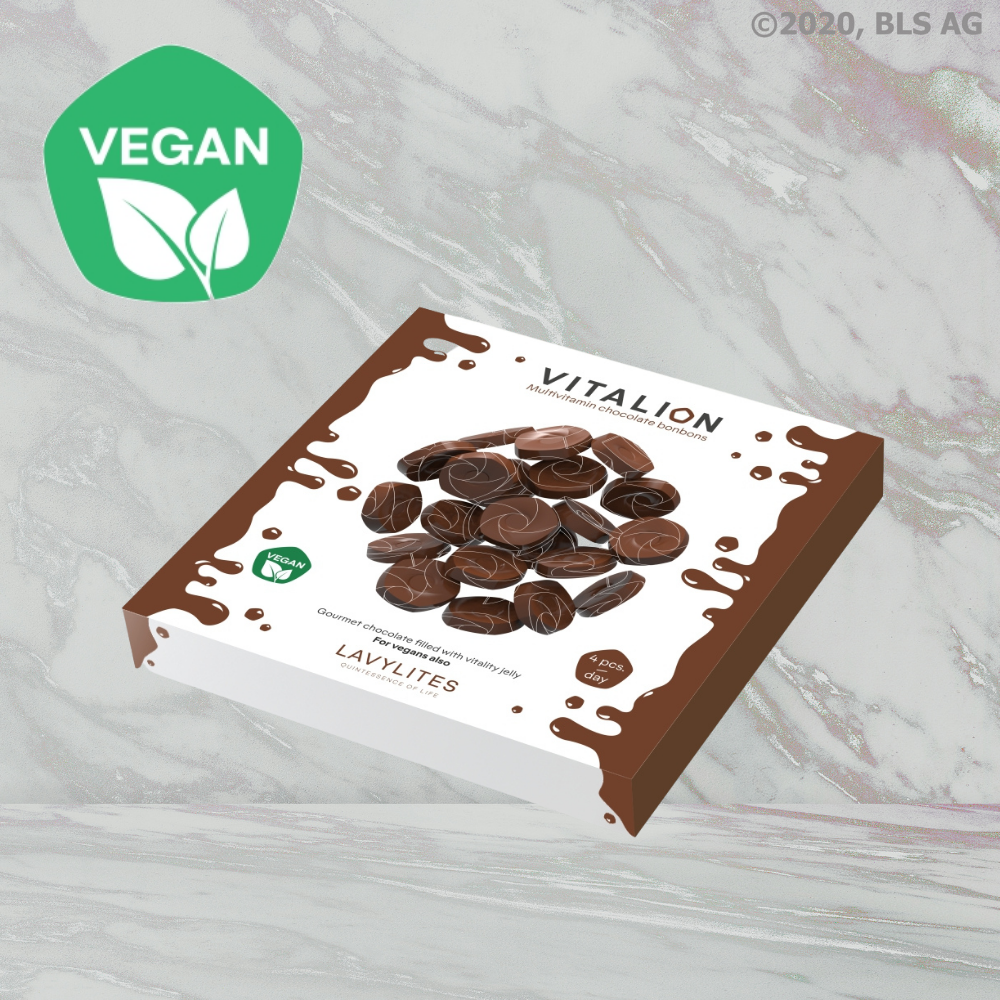 Original Lavylites Vitalion Vegan Chocolate Schokolade BonBon