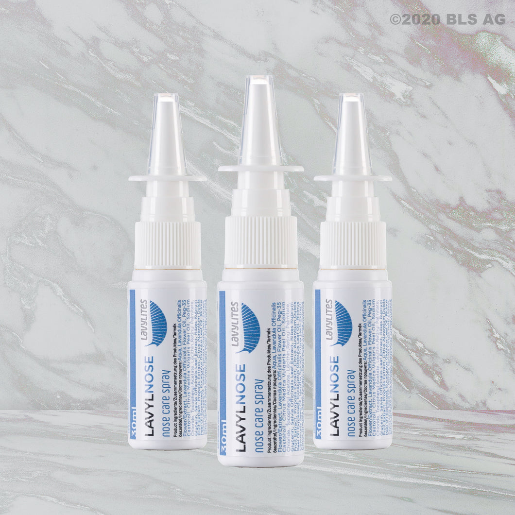 Set: 3x Original Lavylites Lavyl Nose 30ml Nasenspray